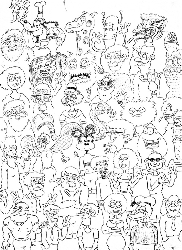 Character Design: A lot of characters! - Ugly Joe Comix